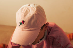 Dusty Rose Strapback Cap
